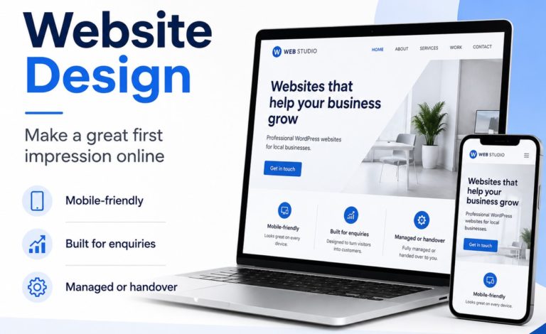Web design Essex 768x470